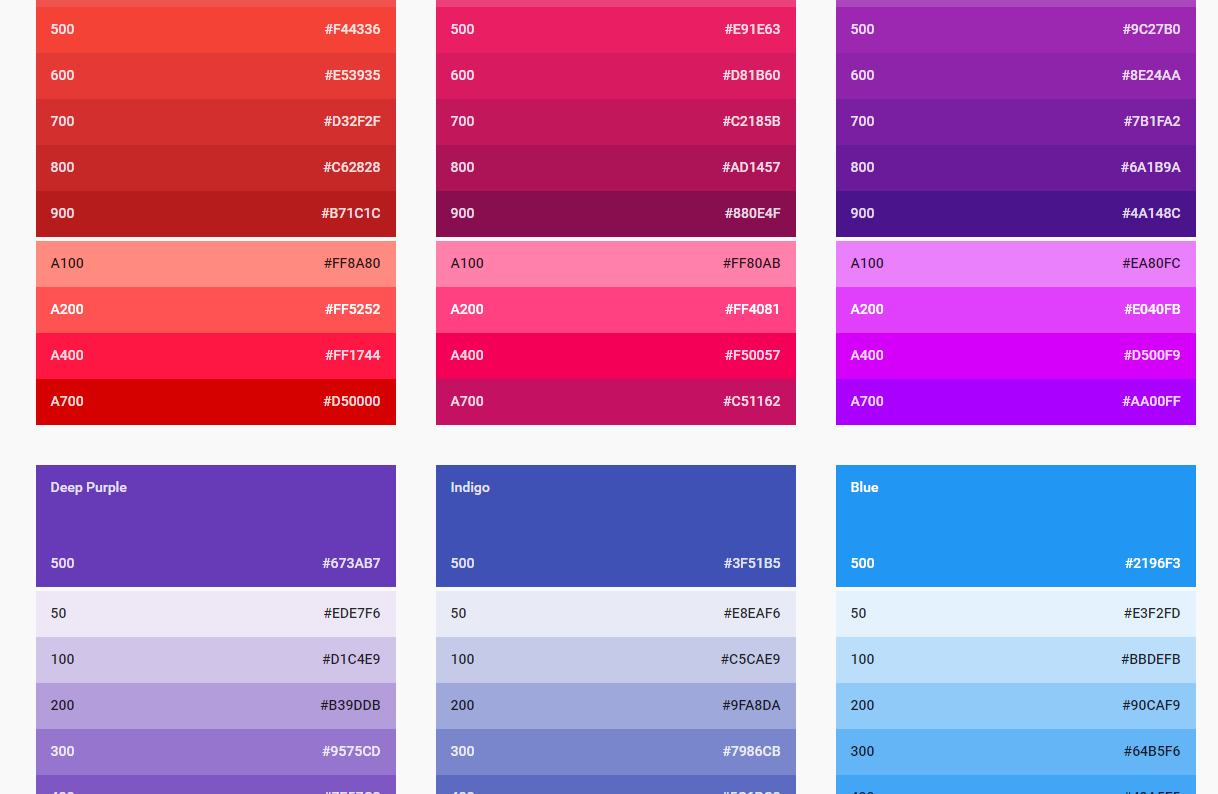 Color   Style   Google design guidelines