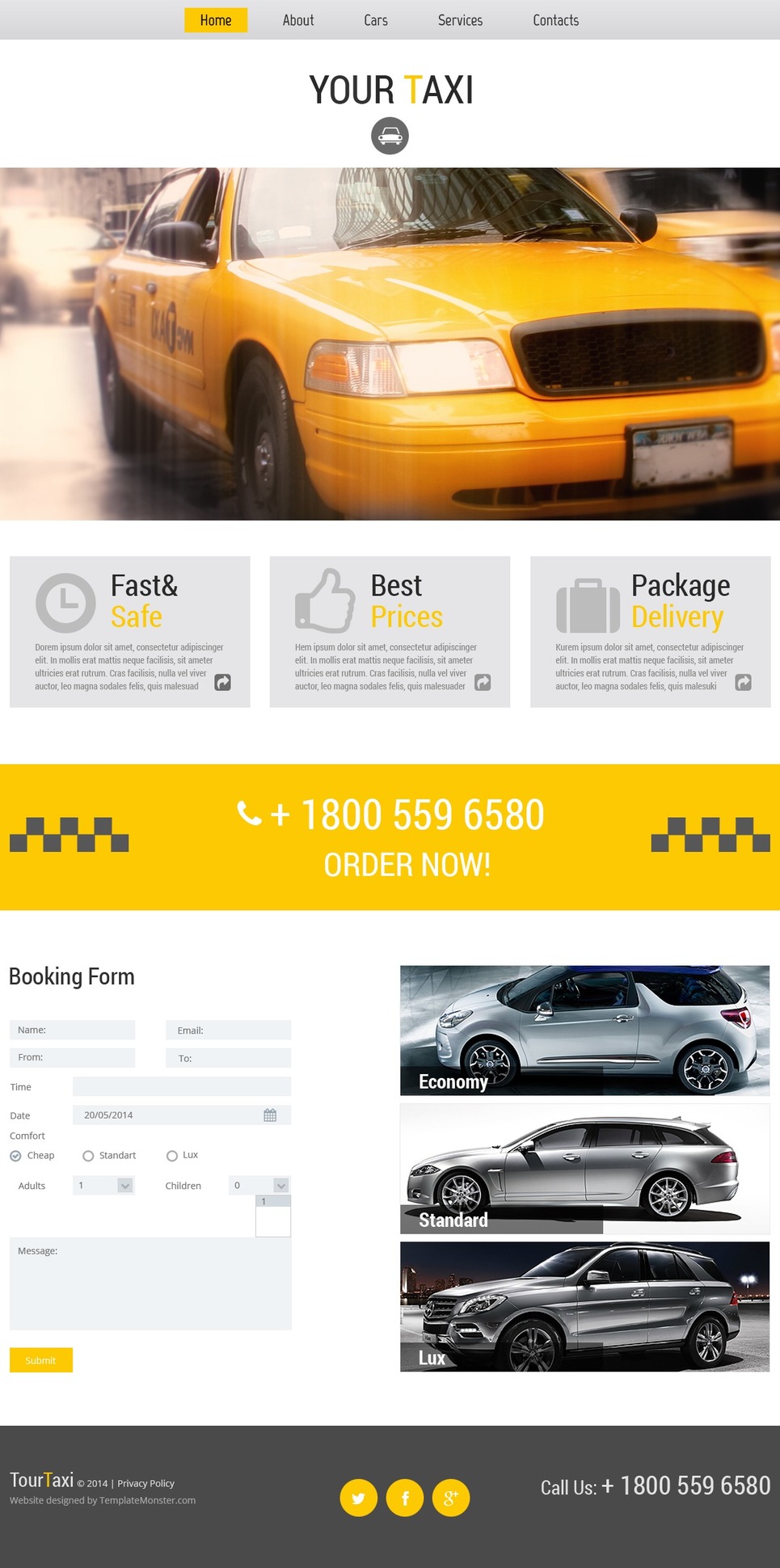 Free Website Template For Online Taxi Service Free Templates Online